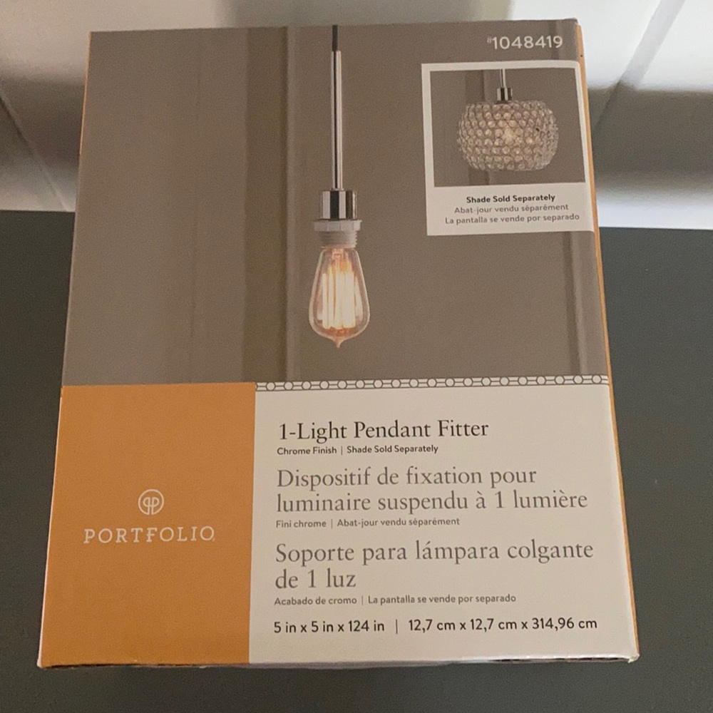 1-Light Pendant Fitter